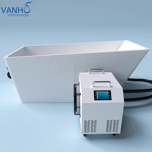 2025 Acrylic Cold Plunge Bathtub with Chiller