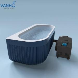 Acrylic Cold Plunge Bathtub with Chiller