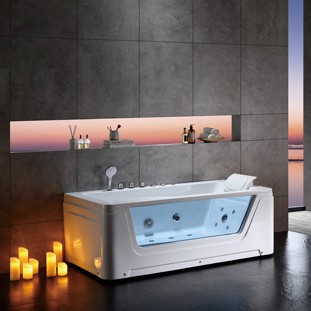 EB-D002A WINDOW BATHTUB  massage bathtub  nice bathtub 