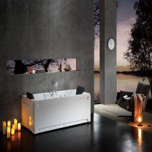 corner massage bathtub  